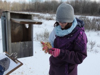 Students from central Michigan University often assist with observing and recording data on projects that are ongoing. 